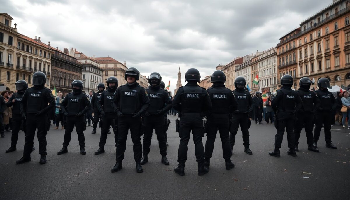 Violenze ai cortei pro Palestina: misure di sicurezza a Torino
