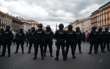 disordini a torino misure di sicurezza contro i manifestanti pro palestina 1768374646 364x230