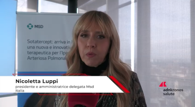 Luppi (Msd): "Sotatercept farmaco innovativo per ipertensione polmonare"