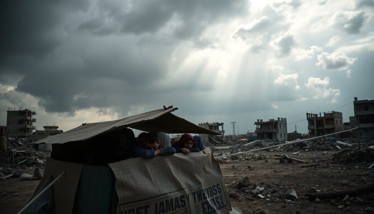 Gaza: Resistere alla Guerra e alle Avversità Climatiche