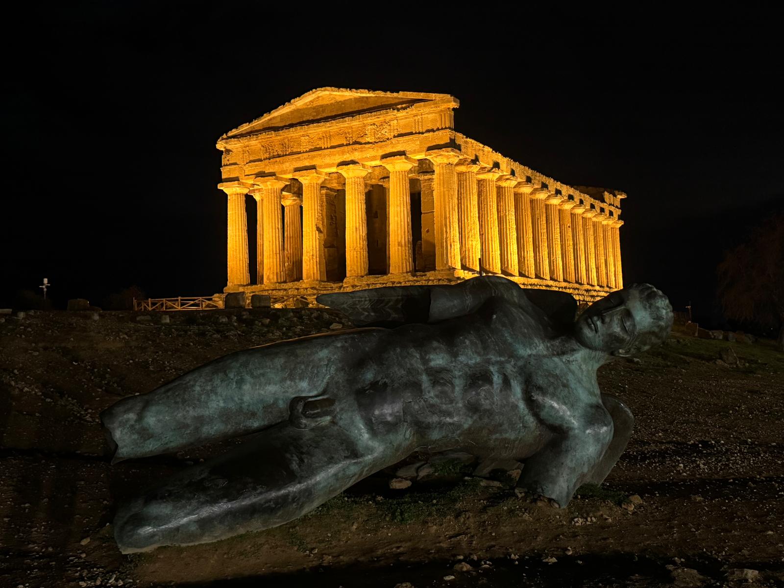 icaro caduto e tempio della concordia