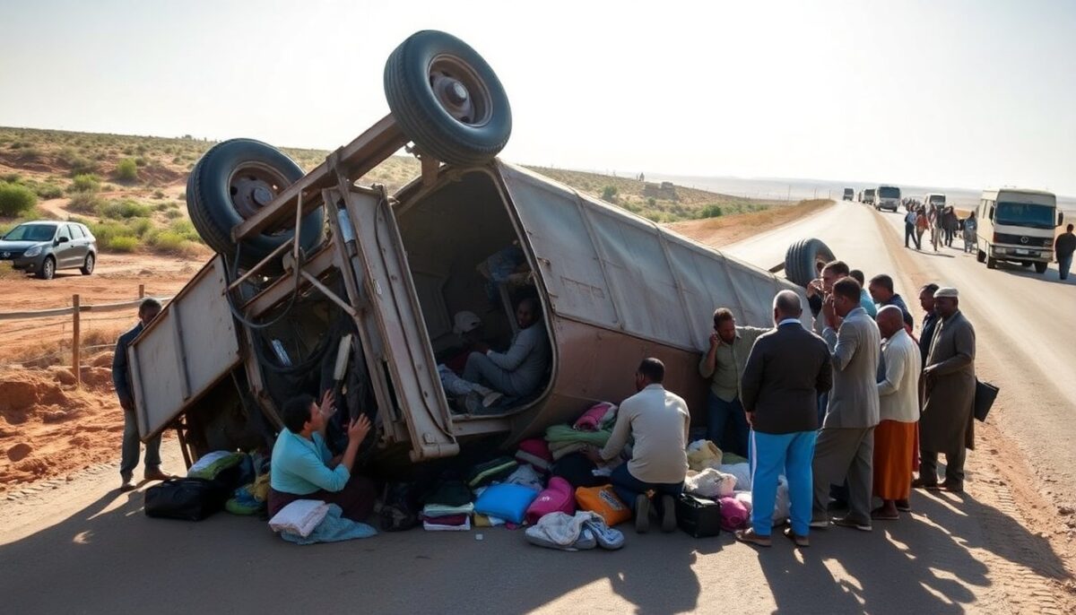 Incidente stradale in Etiopia: camion ribaltato provoca 22 morti e 65 feriti