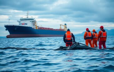 indagini sulla nave che ha danneggiato il cavo sottomarino tra finlandia ed estonia 1767563400 364x230