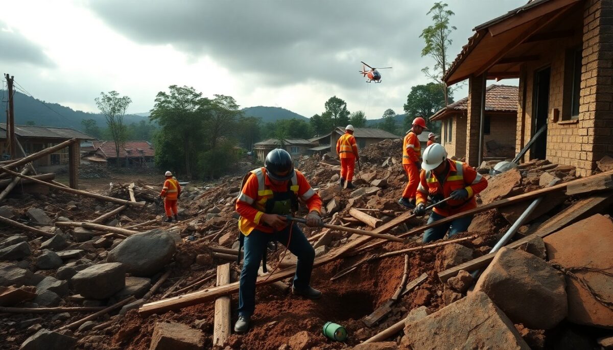 Indonesia: ricerche attive per 80 dispersi a seguito di una frana letale