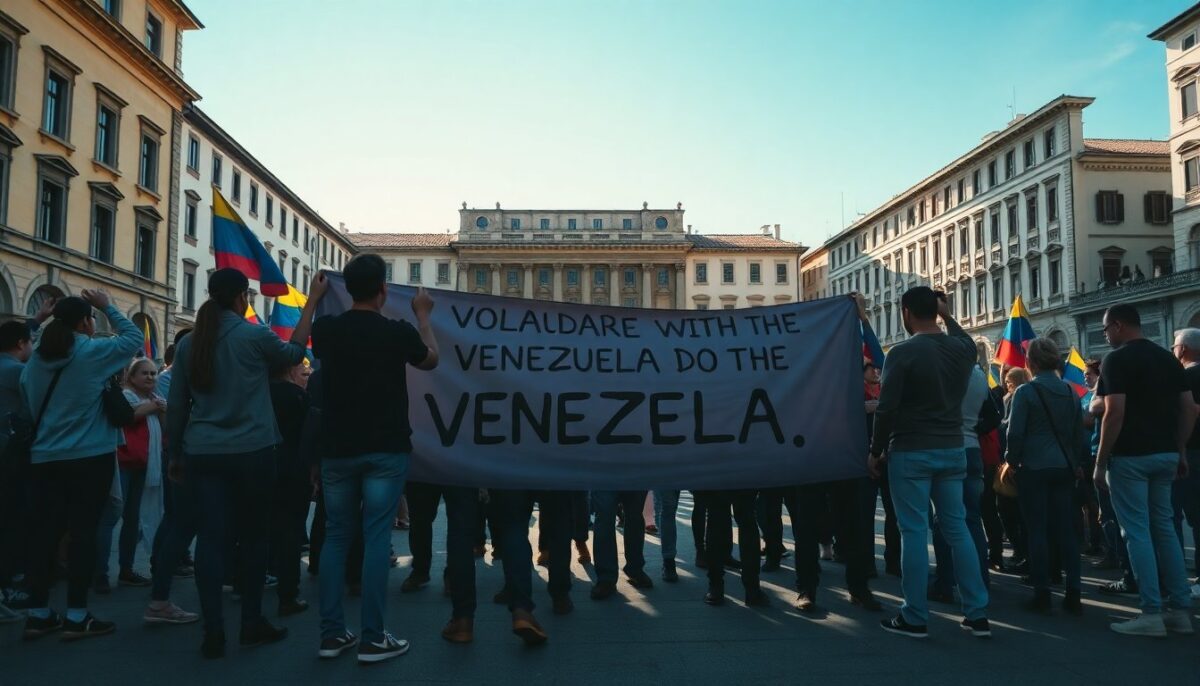 Proteste a Udine e Arezzo contro l'intervento degli Stati Uniti in Venezuela