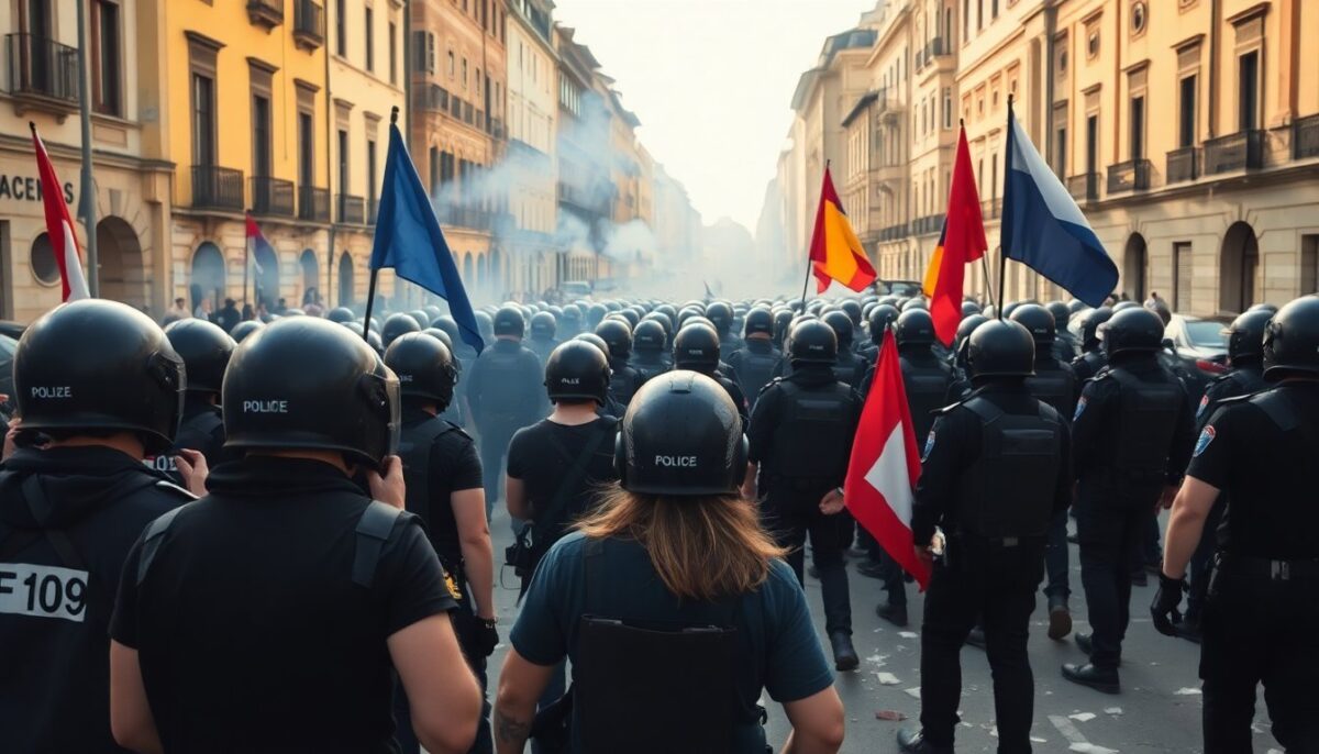 Scontri Violenti a Torino: La Manifestazione di Askatasuna Sotto i Riflettori