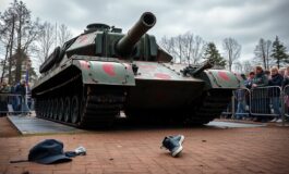 tragedia a yakutsk adolescente schiacciato da un carro armato in unesposizione 1768923292 265x160