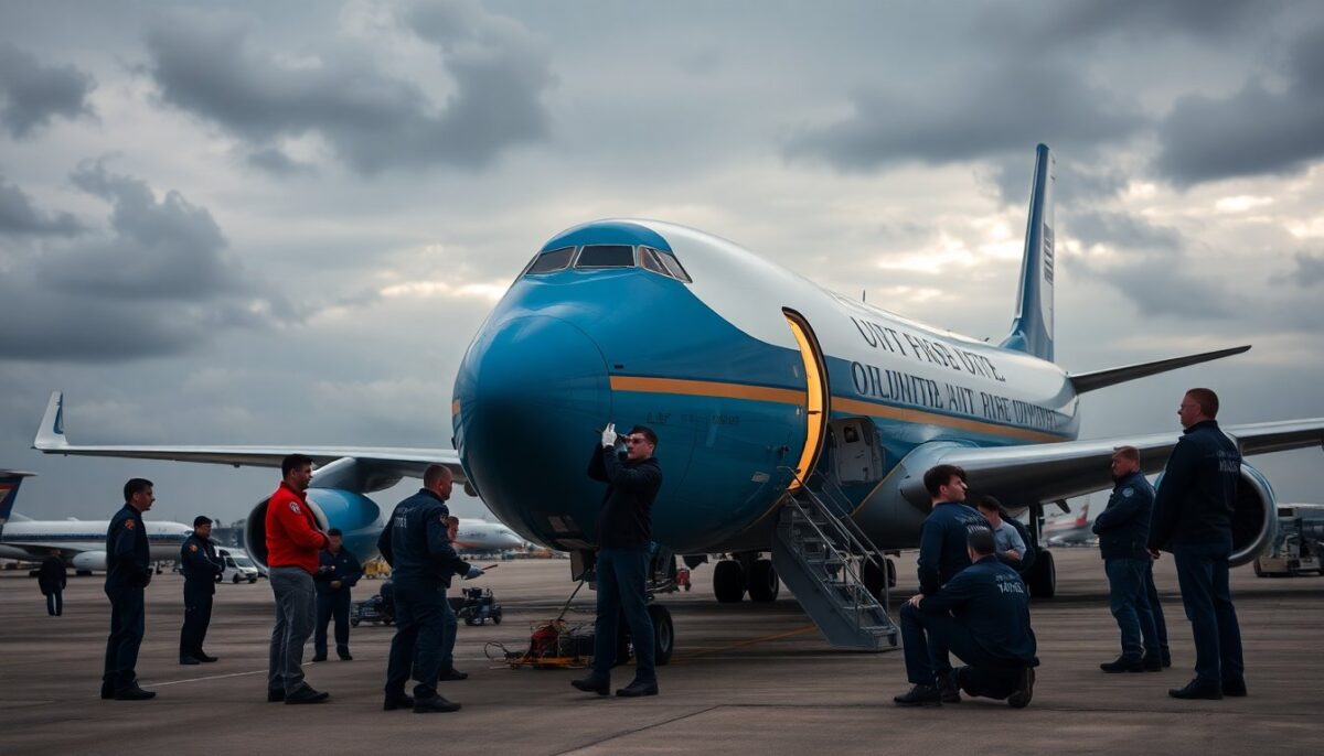 Trump affronta problemi tecnici con l'Air Force One durante il viaggio a Davos