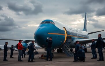 trump affronta problemi tecnici con lair force one durante il viaggio a davos 1768996304 364x230