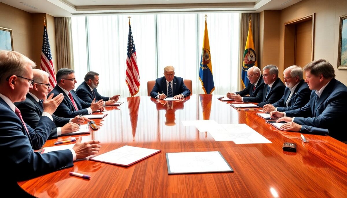 Trump annulla l'attacco in Venezuela e si incontra con i leader dell'industria petrolifera
