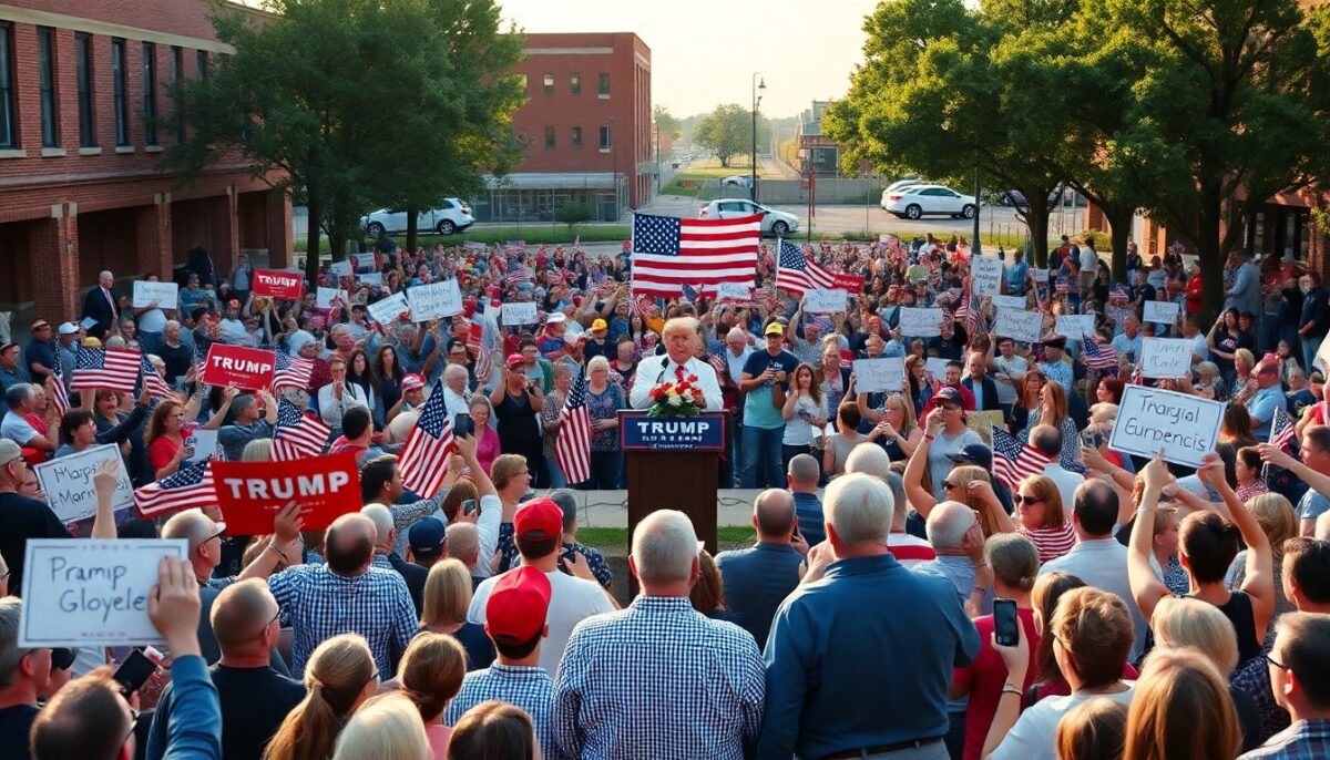 Trump festeggia i trionfi economici in Iowa prima delle elezioni di metà mandato