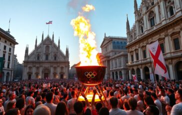 accensione del braciere olimpico e gala di lusso a milano un evento imperdibile 1770344507 364x230