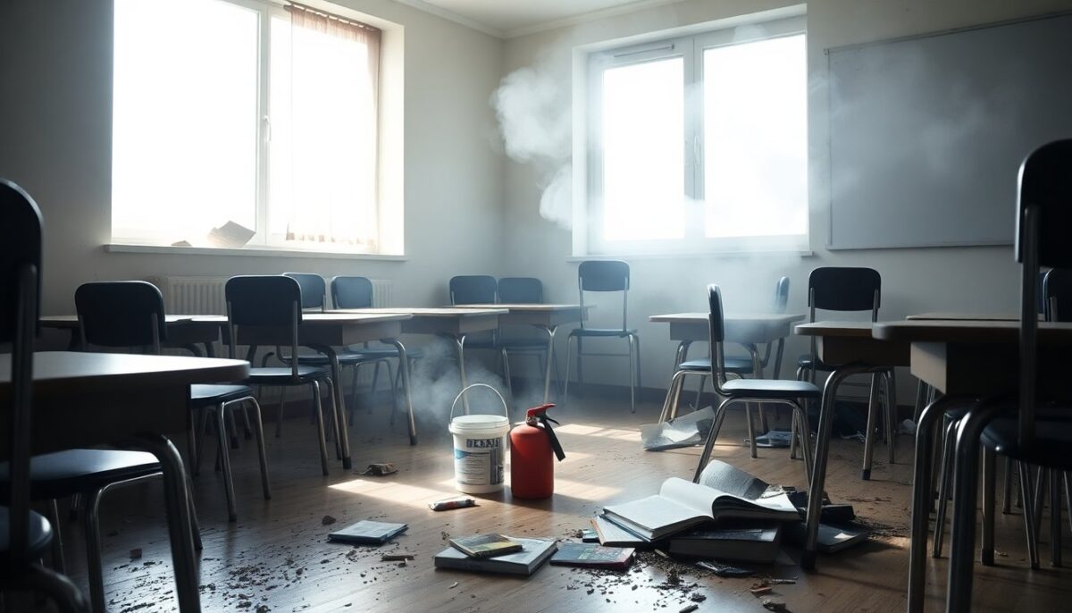Aggressione e Incendio in una Scuola di Krasnoyarsk: Arrestata una Ragazza di 14 Anni