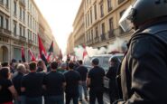 arresti e feriti a torino durante la manifestazione per askatasuna 1769935633