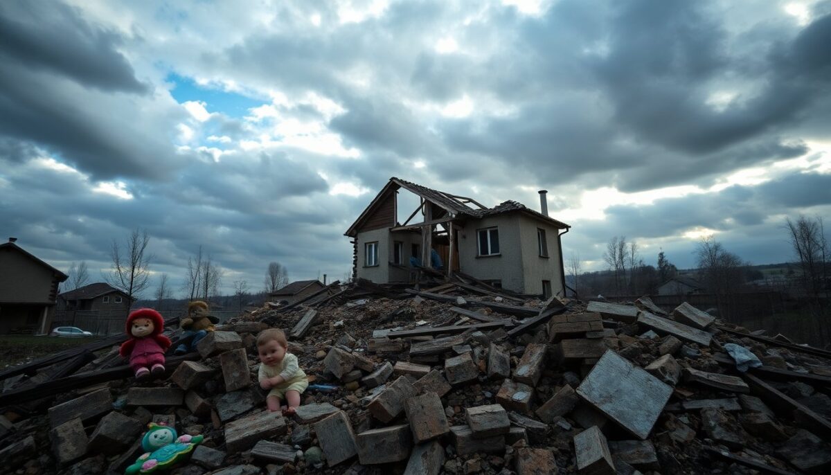 Attacco aereo in Ucraina: muoiono padre e tre bambini