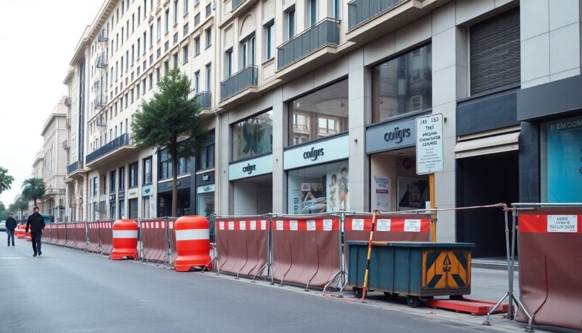 Cantieri in corso Buenos Aires: commerci in calo nonostante le Olimpiadi