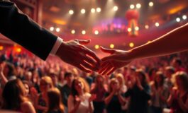 il bacio inaspettato di paolo bonolis e giorgia sorprende il pubblico a taratata 1770862495 265x160