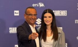 laura pausini look terza serata