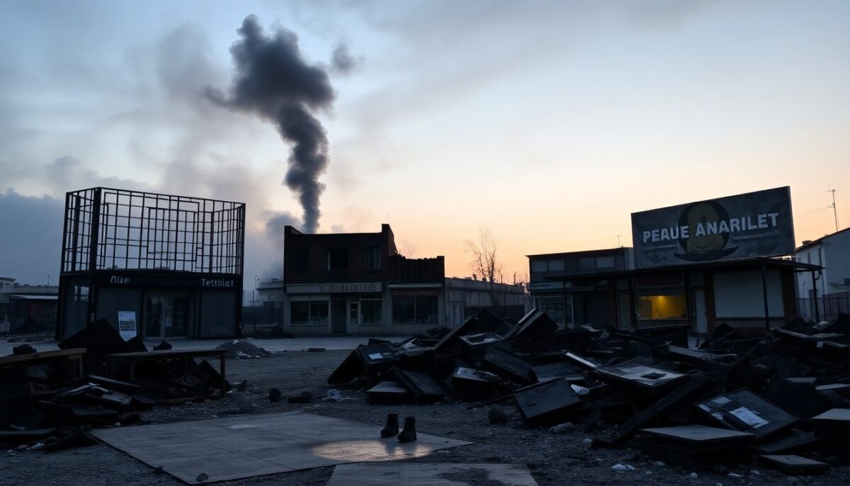Incendio Devastante a Soveria Mannelli: Tre Attività Commerciali Ridotte in Ceneri
