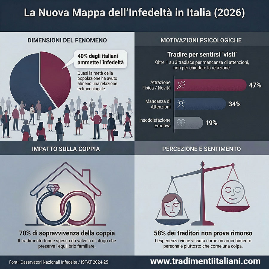 infografica incontri extraconiugali