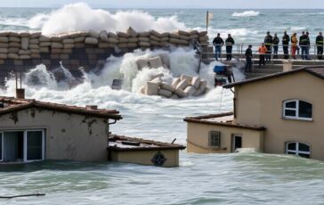 porto recanati sotto attacco delle mareggiate allagamenti e danni strutturali 1770253926 364x230