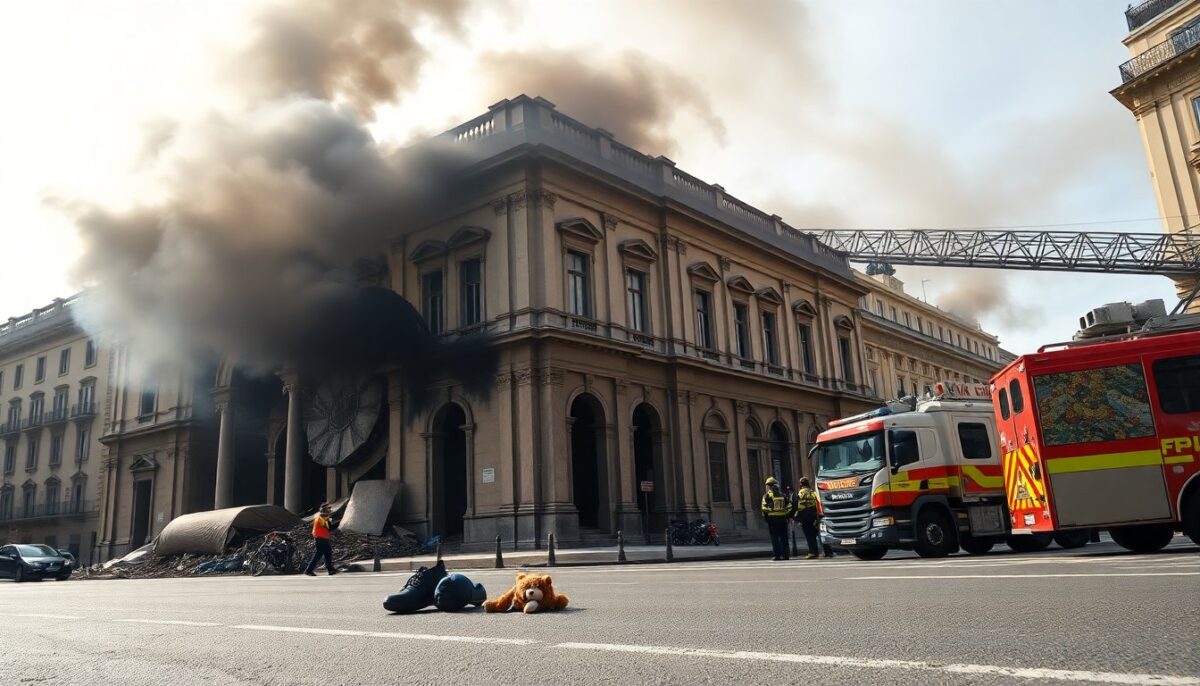 Rogo al teatro Sannazaro a Napoli: danni ingenti e evacuazioni in via Chiaia