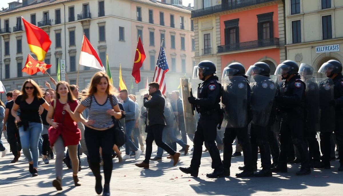 Scontri a Torino: Conseguenze Legali degli Arresti nella Protesta di Askatasuna