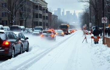 tempesta di neve colpisce la costa orientale voli cancellati e divieto di circolazione a new york 1771841815 364x230