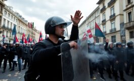 torino arresto di angelo simionato per violenza durante la manifestazione 1770029580 265x160