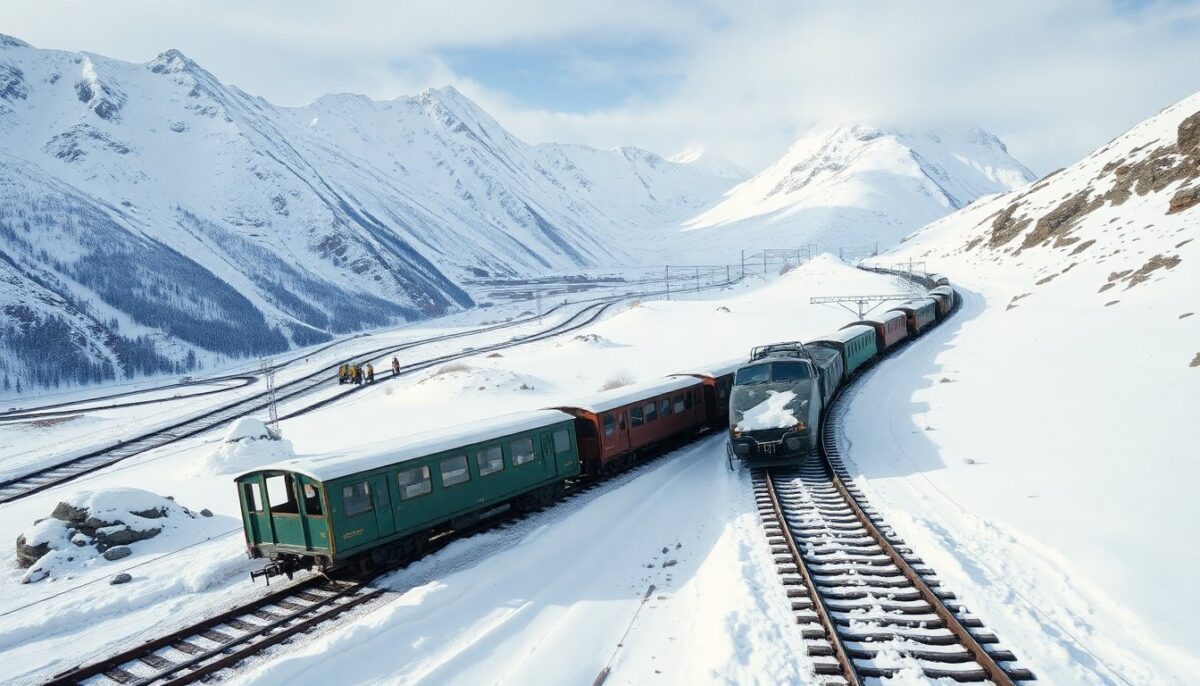 treno deraglia vicino a Goppenstein mentre le Alpi restano ad alto rischio valanghe