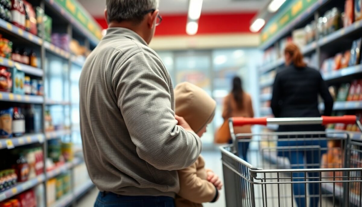 Uomo tenta di portare via un bambino al supermercato: fermato e arrestato
