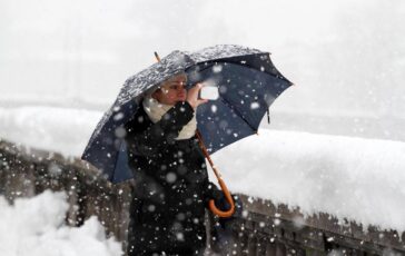 Allerta meteo Italia nuova ondata di pioggia neve e vento prima di Pasqua 364x230