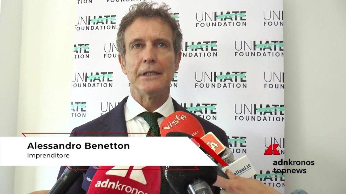 Benetton: "Fondazione Unhate permette di uscire dai luoghi comuni"