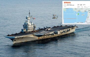 Il caso StravaLeaks cosi unapp fitness ha rivelato la posizione della Charles de Gaulle 364x230