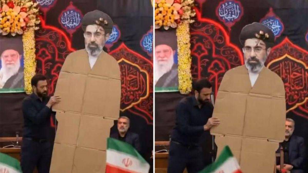 Iran, Mojtaba Khamenei è solo di cartone: vola il video meme