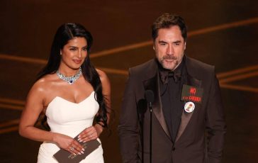 La guerra agli Oscar Bardem sul palco per la Palestina e Jimmy Kimmel punge Trump 364x230