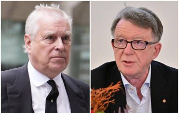 Lex principe Andrea e Mandelson in accappatoio con Epstein spunta la prima foto insieme 364x230