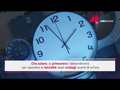 Ora legale, stanotte lancette avanti di un'ora