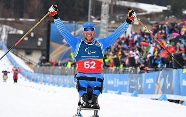 paralimpiadi milano cortina romele bronzo nella 20 km di fondo sitting 2