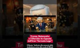 Trump Netanyahu e il Diavolo la risposta dellIran formato Lego 265x160