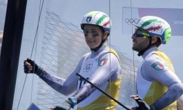 Vela Circolo Canottieri Aniene e Webuild riprende viaggio di Banti e Tita su Nacra 17 verso Los Angeles 2028 265x160