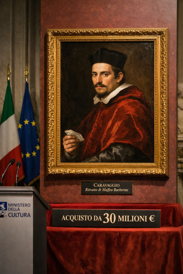 Caravaggio, acquisito ritratto di Maffeo Barberini: operazione da 30 milioni