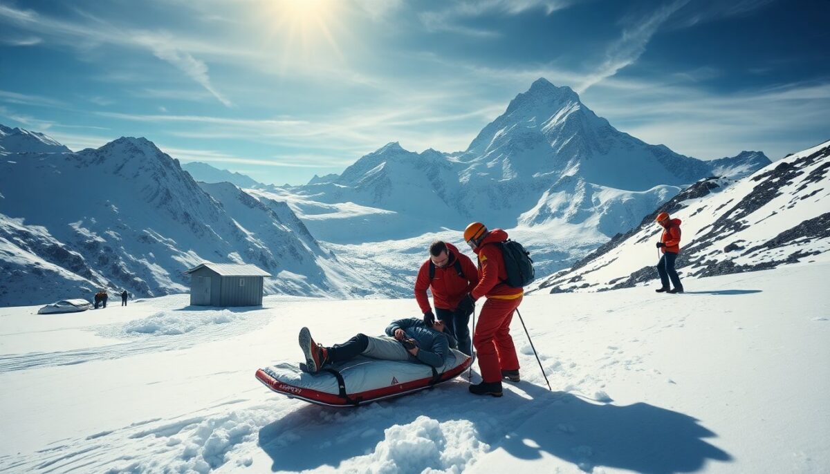 Recupero sul Monviso dopo la frattura di uno scialpinista: operazione conclusa