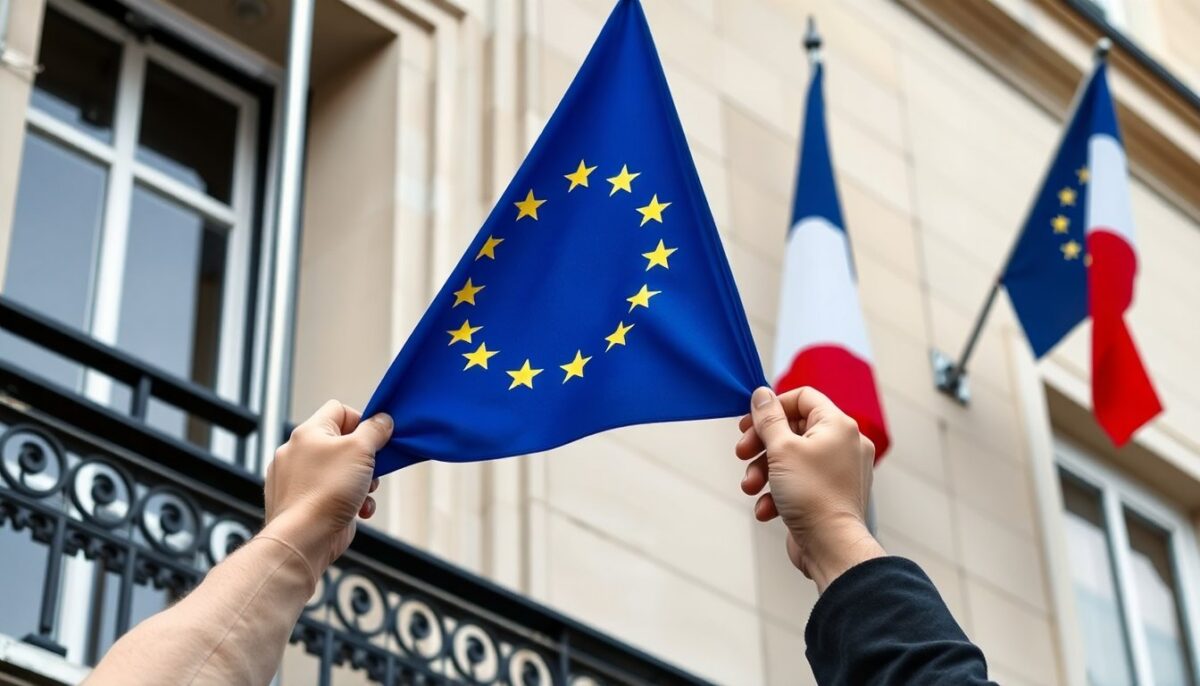Rimozione delle bandiere dell'UE: la mossa dei sindaci del Rassemblement National