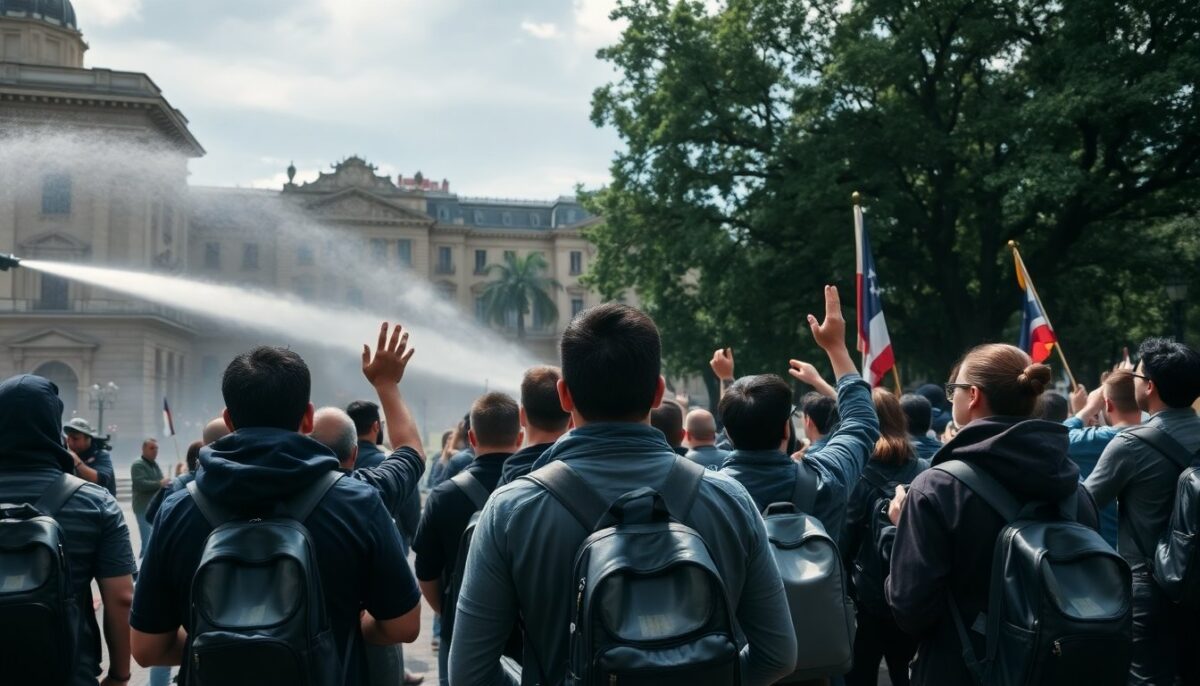 Studenti in piazza a Santiago: reazione della polizia e tensioni sulle riforme dell'istruzione