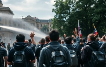 studenti in piazza a santiago reazione della polizia e tensioni sulle riforme dellistruzione 1774563821 364x230