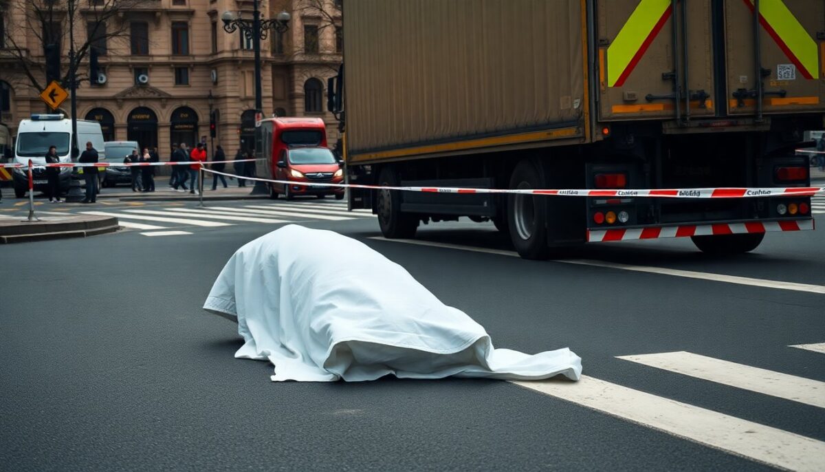 Tragedia a Milano: pedone di 75 anni investito da un tir in piazza Ovidio