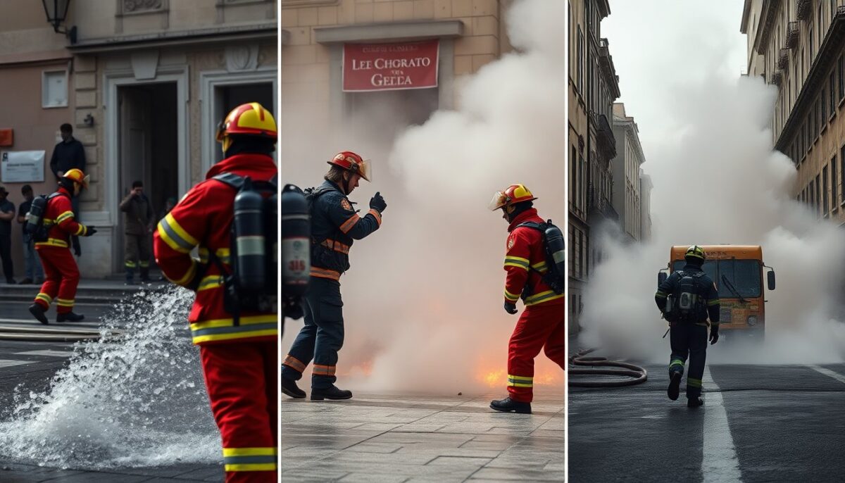Tre interventi dei vigili del fuoco a Roma, Riese Pio X e Genova