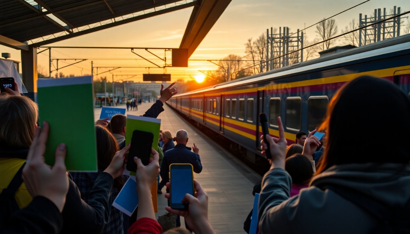 treni comizi e messaggi come forza italia porta il si sul territorio 1773646046