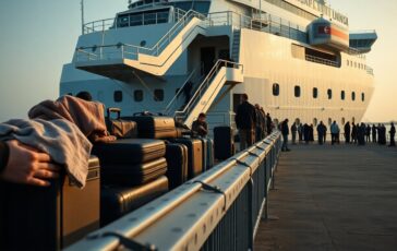 turisti russi intrappolati su una nave a doha caos nei porti del golfo dopo lattacco e la risposta militare 1772716254 364x230